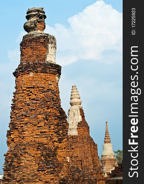 Old pagoda in Ayutthaya province