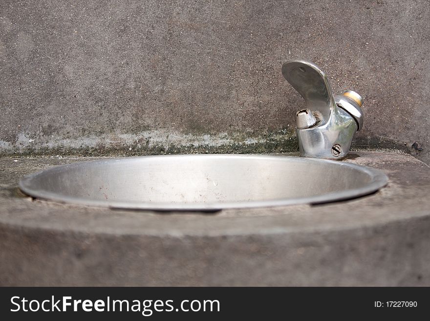 Sink faucets in public Services for all people. Sink faucets in public Services for all people.