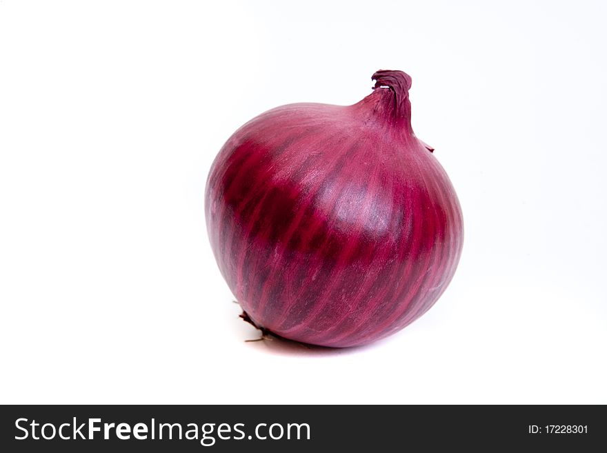 Onions isolated on a white background. Onions isolated on a white background