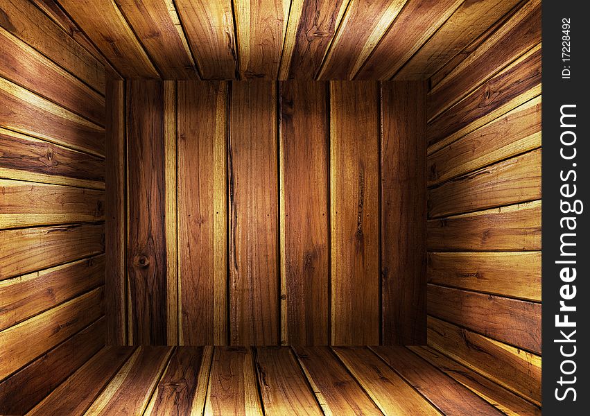 Grunge Wood Box Texture