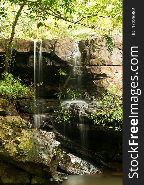 Waterfall In Pang Si-Da National Park