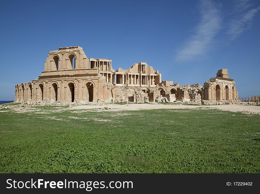 The Roman Theatre of Sabratha