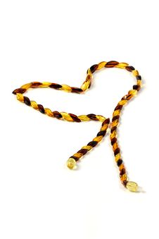 Amber Necklace Royalty Free Stock Photography