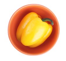 Sweet Bell Pepper, Isolated Royalty Free Stock Photos