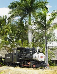 Steam Locomotive,, Cuba Royalty Free Stock Image