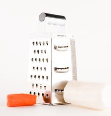 Grater With Carrot And Radish Stock Image Grater With Carrot And Radish Stock Image