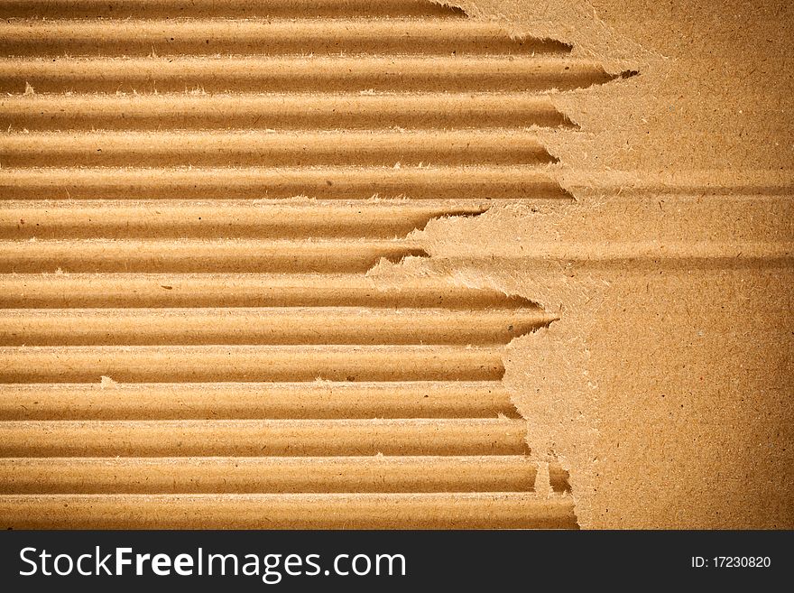 Torn cardboard background