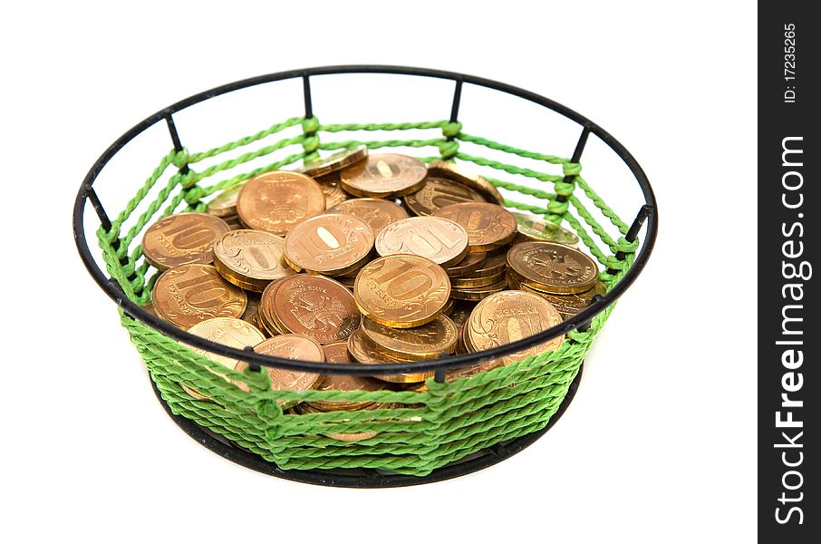 Basket With Money