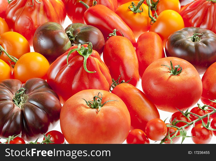 Still life of the tomatoes