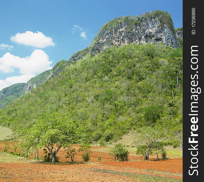 Vinales Valley in Pinar del Rio Province, Cuba