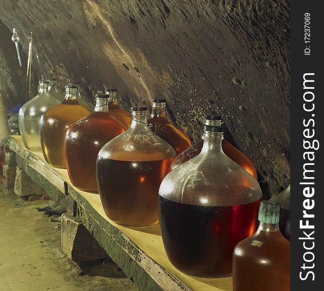 Wine cellar in Czech Republic