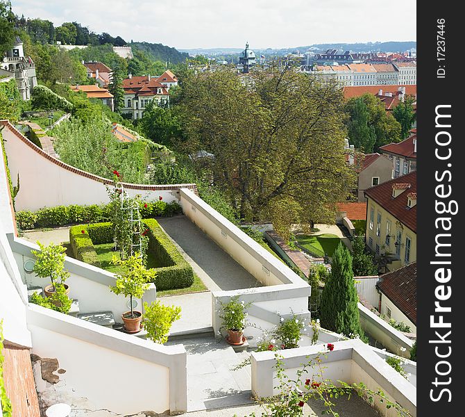 Ledeburska Garden in Prague, Czech Republic