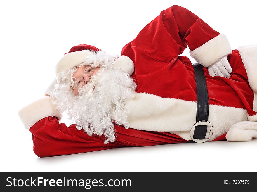 Lying Santa