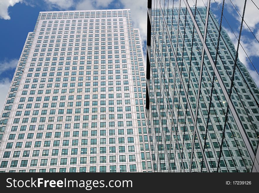 Steel And Glass Office Building