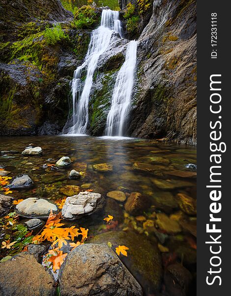 Faery Falls in Shasta-Trinity National Forest, Northern California