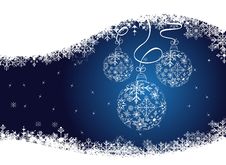 Christmas Background With Balls Royalty Free Stock Images