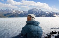 Rest On The Top Of Mountain Stock Image Rest On The Top Of Mountain Stock Image