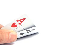 Pocket Of Aces Royalty Free Stock Photos