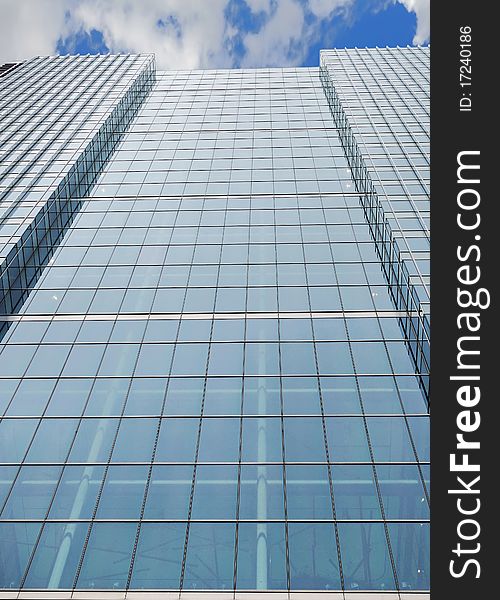Canary Wharf, district Docklands, London UK. Canary Wharf, district Docklands, London UK