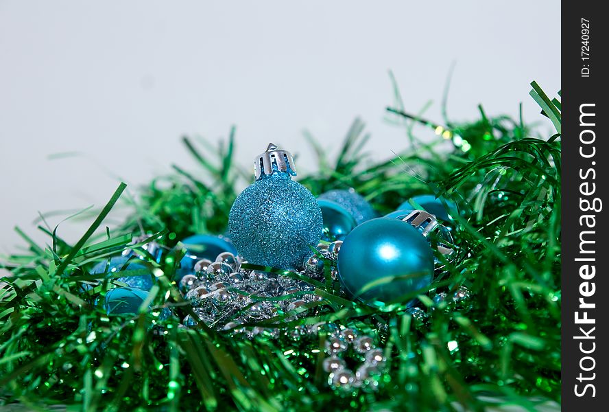 Blue And Green Christmas Decorations