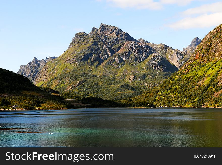 A quiet place in the nature in a european northern country