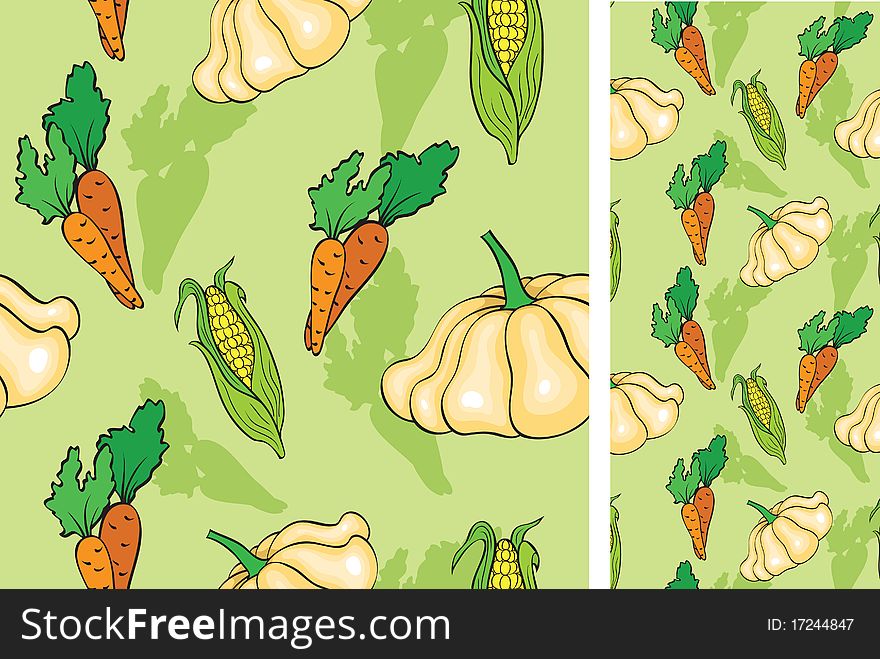 Background With Vegetables