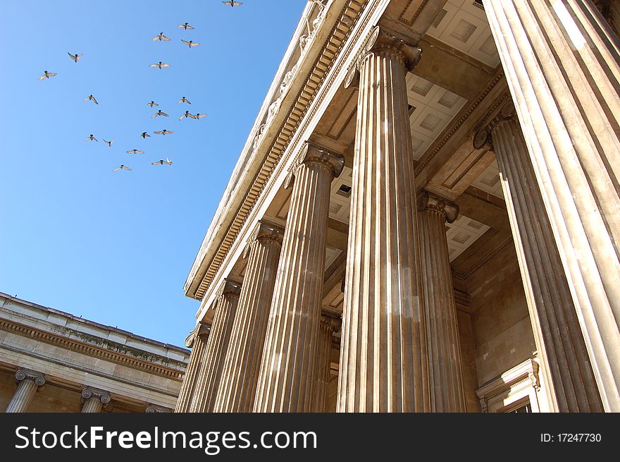 British Museum With Birds