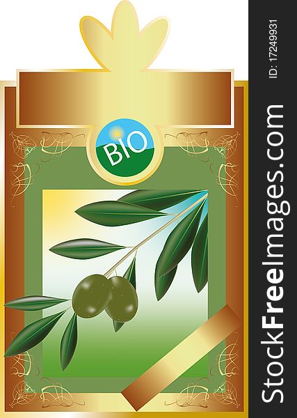 Label olive oil