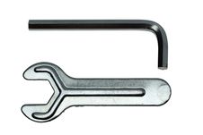 Wrench And Hex Composition Royalty Free Stock Photo Wrench And Hex Composition Royalty Free Stock Photo