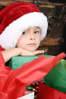 Christmas Boy Royalty Free Stock Images Christmas Boy Royalty Free Stock Images