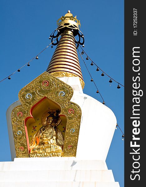 Peak of a stupa in Tar, Hungary