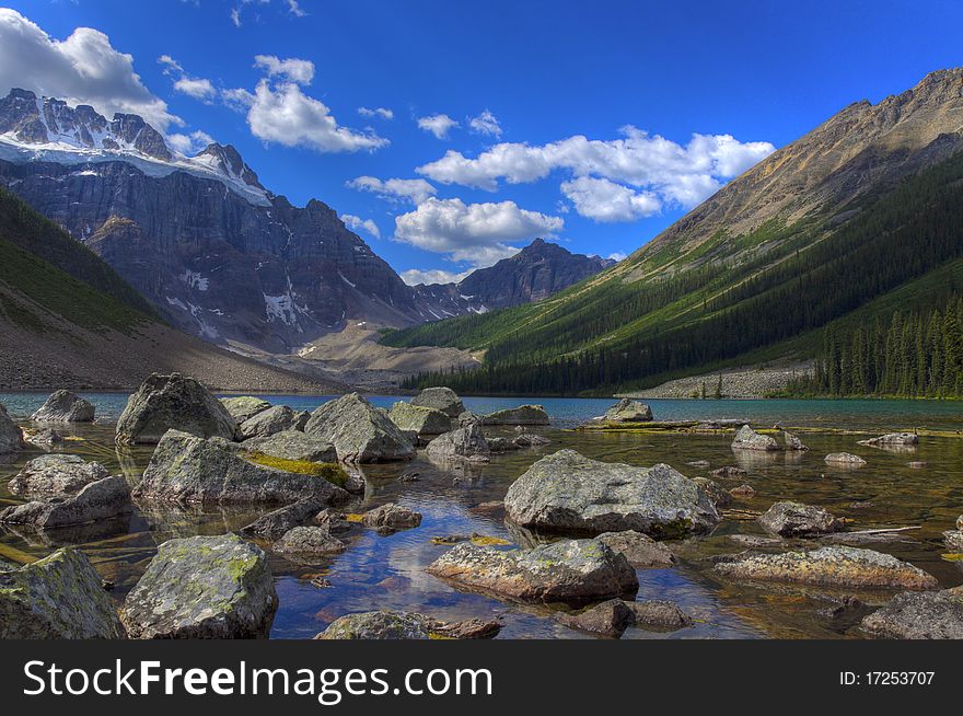 Large file size landscape of Consolation Lake in Banff National Park, Alberta, Canada. Large file size landscape of Consolation Lake in Banff National Park, Alberta, Canada