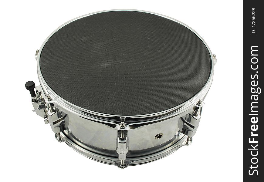 The image of drum under the white background