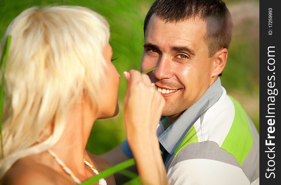 Portrait Of Love Couple