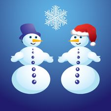 Snowman Royalty Free Stock Image