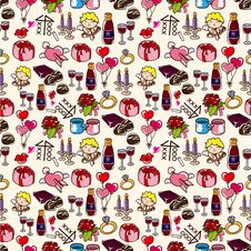 Seamless Valentine S Day Pattern Royalty Free Stock Image