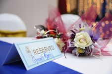 Reserved Table Royalty Free Stock Image Reserved Table Royalty Free Stock Image