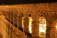 Roman Aqueduct At Segovia Stock Photos Roman Aqueduct At Segovia Stock Photos
