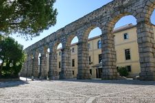 Roman Aqueduct At Segovia Stock Photos Roman Aqueduct At Segovia Stock Photos
