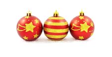 Hand Painted Christmas Baubles Stock Photography Hand Painted Christmas Baubles Stock Photography