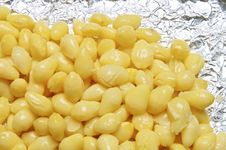 Sweet Ginkgo On Aluminum Foil Background Stock Photo Sweet Ginkgo On Aluminum Foil Background Stock Photo