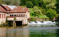 A Weir In The River Stock Photos A Weir In The River Stock Photos