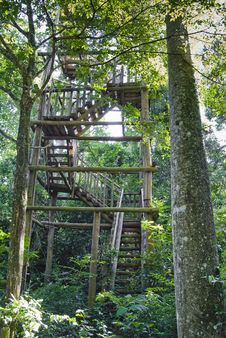 Birdwatching Tower Royalty Free Stock Image Birdwatching Tower Royalty Free Stock Image