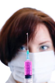 Doctor With A Syringe Stock Photos Doctor With A Syringe Stock Photos