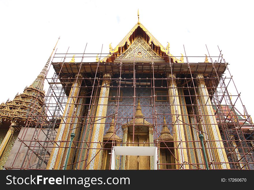 Wat prakaew is landmark of bangkok and Thailand.