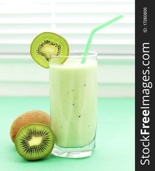 Kiwi Juice In A Glass