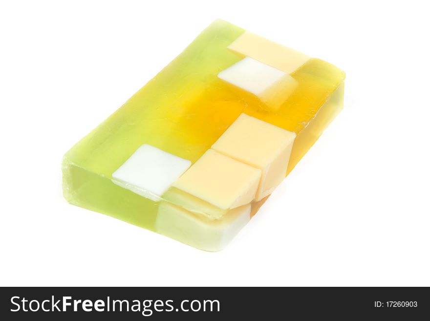 Apple transparent fruit soap