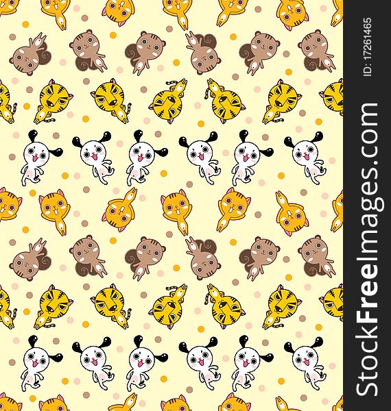 Seamless Animal Pattern