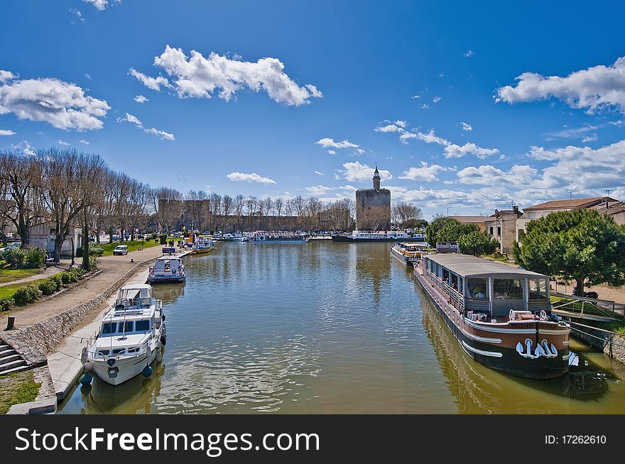 La Tour De Constance At Aigues Mortes, France