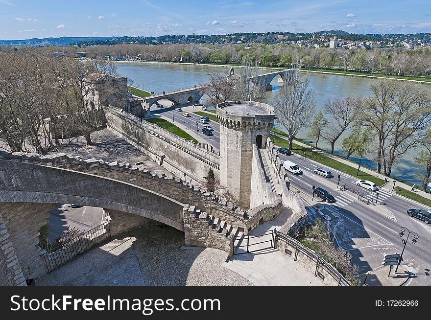 Chiens Tower At Avignon, France